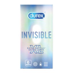 Durex Invisibile XL 6 Profilattici