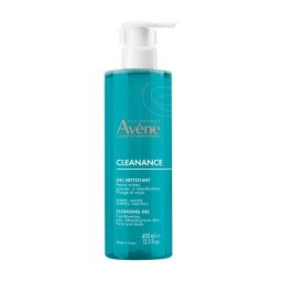 Avene Cleanance Gel Detergente Viso 400ml Pelle Grassa e a Tendenza Acneica