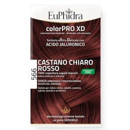 Euphidra Colorpro Gel Colorante Capelli Xd 566 Sangria 50 Ml In Flacone + Attivante + Balsamo + Guanti