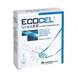 Ecocel Urea KR Soluzione Ungueale Trattamento Unghie Ispessite 6,6ml