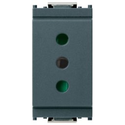 vimar idea presa di corrente 2p + t 10a grigio or16201