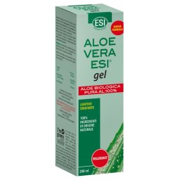ESI Aloe Vera Gel - Gel Puro al 100% Idratante e Nutriente per la Pelle, 200ml