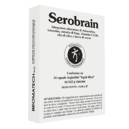 Serobrain integratore per la memoria e la concentrazione 24 Capsule di Bromatech