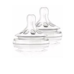 AVENT TETT NATURAL FLU LENT 2P