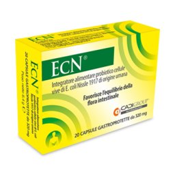 ECN 20 capsule gastroprotette integratore fermenti probiotici