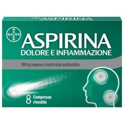 Aspirina dolore e infiammazione antidolorifico 8 compresse