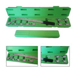 Trade Shop - Chiave Chiavi Tendi Cinghia Tendicinghia 9 Pz Metrica Poligonale Da 12 A 19 -