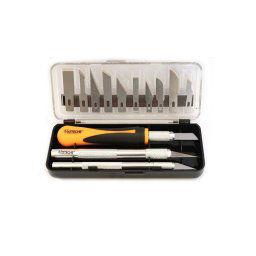 Trade Shop - Kit 16 Pz. Taglia Balsa Coltelli Precisione Taglierini Taglierino -