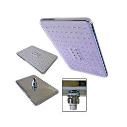 Trade Shop - Soffione Doccia Miscelatore Effetto Pioggia 26x17cm Bagno Cromato Shower 92001 -
