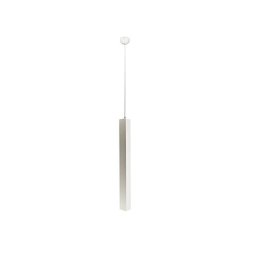 Trade Shop - Pendente Lampada Lampadario Barra Quadrato Bianco 50x60cm A Soffitto Luce Led Applique -