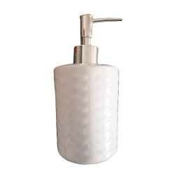 Trade Shop - Portasapone In Ceramica Porta Sapone 10347 Trama 18cm Dispenser Sapone -