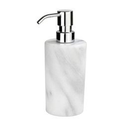 Trade Shop - Portasapone Effetto Marmo Bianco Porta Sapone 10379 Dispenser Sapone -