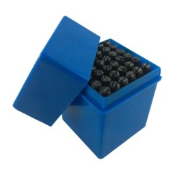 Trade Shop - Punzoni Numeratori Lettere + Numeri + Simboli & 36 Pezzi Da 8mm -