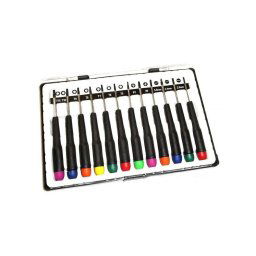 Trade Shop - Set 12 Cacciaviti Torx Per Cellulare Orologi Precisione Punte Di Precisione -