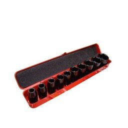 Trade Shop - Bussole Boccole Per Avvitatore Pneumatico Set 10 Pz Da 1/2" 3 4 5 0 -