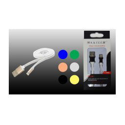 Trade Shop - Cavo Per Iphone 5 5s 5c 6 6 Plus 1mt Da Lightning A Usb Alta Velocita Maxtech F-ip009 -