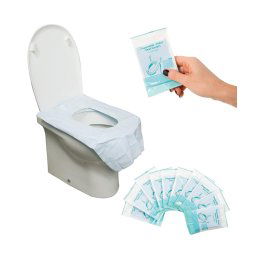 Trade Shop - 120 Copriwater Wc Carta Monouso Copri Water Protezione Igienici Toilette Bagno -