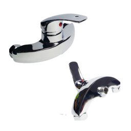 Trade Shop - Rubinetto Miscelatore Esterno Bari Curvo 52936 Monocomando Rubinetteria -