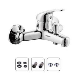 Trade Shop - Rubinetto Miscelatore Esterno Bari 52928 Monocomando Monoforo Rubinetteria -
