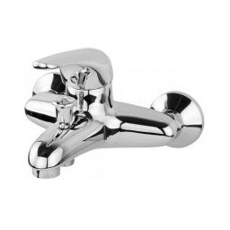 Trade Shop - Miscelatore Per Vasca Modello Capri Cromato Monoforo Monocomando Rubinetteria -