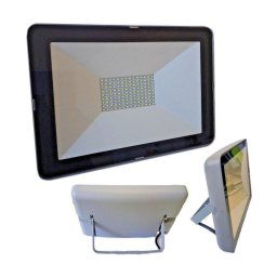Trade Shop - Faro Faretto Led Flood Light Ip66 Bianco Naturale Slim Led Smd 50 Watt -