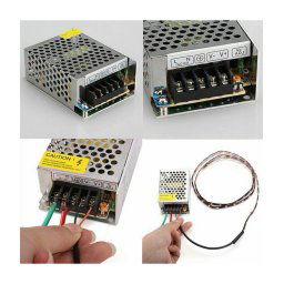 Trade Shop - Alimentatore Trasformatore Stabilizzato Per Strisce Led 24v Dc Swintching Ampere -