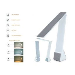 Trade Shop - Lampada Da Scrivania 15 Led 4w Pieghevole Luce Bianca Neutra Gialla U12b -