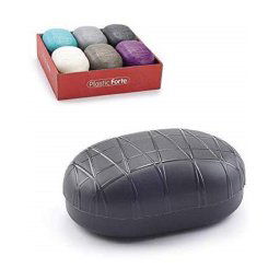 Trade Shop - Scatola Portasapone 2pz Plastica Porta Saponetta 11x8x4cm Contenitore Custodia Viaggio -