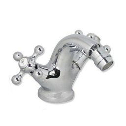 Trade Shop - Rubinetto Bidet Miscelatore Doppio Comando Monoforo Bagno Ottone Cromato 52345a -