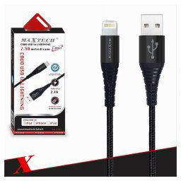 Trade Shop - Cavo Usb A Lightning Per Smartphone 2.1a 2.5mt Trasmissione Dati Maxtech F-ip021 -