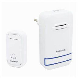 Trade Shop - Campanello Wireless Senza Fili Spina Incorporata Wifi Indicatore Led Camp-03 Maxtech -