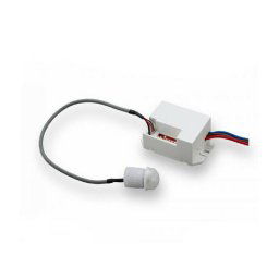 Trade Shop - Sensore Di Movimento Ad Incasso Crepuscolare Per Interni 220v Infrarossi Ip20 -