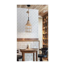 Trade Shop - Lampadario Sospensione Paralume A Campana In Corda Di Canapa Stile Vintage A41-1 -