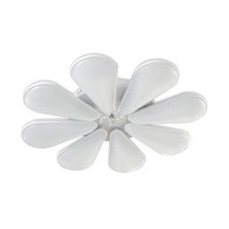 Trade Shop - Lampadario A Forma Di Fiore Moderno 80 Watt Doppia Illuminazione Plafoniera C10 -