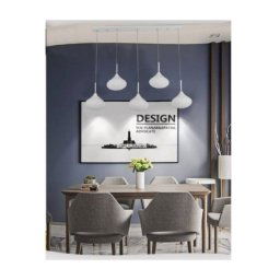 Trade Shop - Lampadario Da Soffitto A Sospensione Design A 5 Gocce 38w-76w 3000k-6500k B04 -