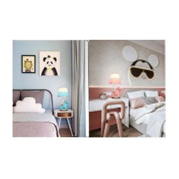 Trade Shop - Lampada Da Comodino Scrivania Cameretta Bimba Bimbo Cavallo A Dondolo E27 D09 -