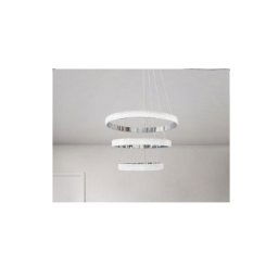Trade Shop - Lampadario Led 62w Design Ad Anelli Effetto Cristallo Luce 4000k 6500k 3000k Lp-26b -