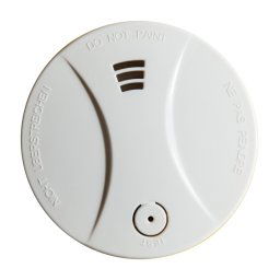 Trade Shop - Rilevatore Sensore Di Fumo Allarme Anti Incendio A Batteria Rileva Incendio Casa -