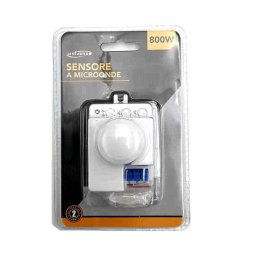 Trade Shop - Sensore Di Movimento A Microonde Yce2001b Per Lampade Lampadine Led Max 800w Ip20 -