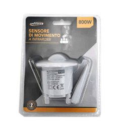 Trade Shop - Sensore Di Movimento A Infrarossi Incasso Lampadine 800w Ip20 Soffitto Yca1070c -