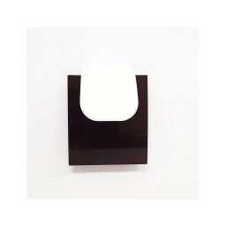 Trade Shop - Set 2pz Gancio Adesivo 2.5kg 6x6x4cm Plastica Guardaroba Appendiabiti Bambini Cucina -