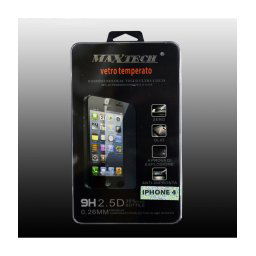 Trade Shop - Pellicola In Vetro Temperato Per Iphone 4 Protezione Schermo Maxtech P-ip4 -