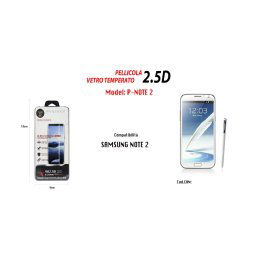 Trade Shop - Pellicola Protettiva Vetro Temperato Per Samsung Galaxy Note 2 Maxtech P-note 2 -