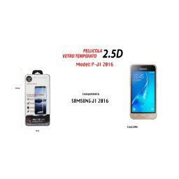 Trade Shop - Pellicola Vetro Temperato Samsung Galaxy J1 2016 Proteggi Schermo Maxtech P-j1 2016 -