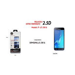 Trade Shop - Pellicola In Vetro Temperato Maxtech Per Samsung Galaxy J3 2016 P-j3 2016 -