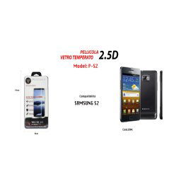 Trade Shop - Pellicola In Vetro Temperato Maxtech Per Samsung Galaxy S2 Protezione P-s2 -