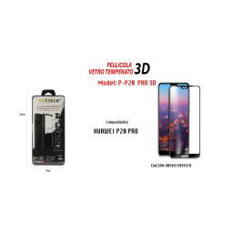 Trade Shop - Pellicola Vetro Temperato 3d Huawei P20 Pro Nero Copertura Totale Maxtech P-p20 Pro 3d -