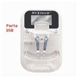 Trade Shop - Caricabatteria Universale Caricatore Lcd Usb Per Cellulare Fotocamera Maxtech Cal-on001 -