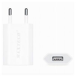 Trade Shop - Caricatore Usb Ricarica Per Smartphone Iphone Series 5v - 1000ma Maxtech Ca-s013 -