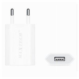 Trade Shop - Caricabatteria Caricatore Usb Da Auto Ricarica Smartphone Dispositivi 5v-1000ma Maxtech Ca-s014 -